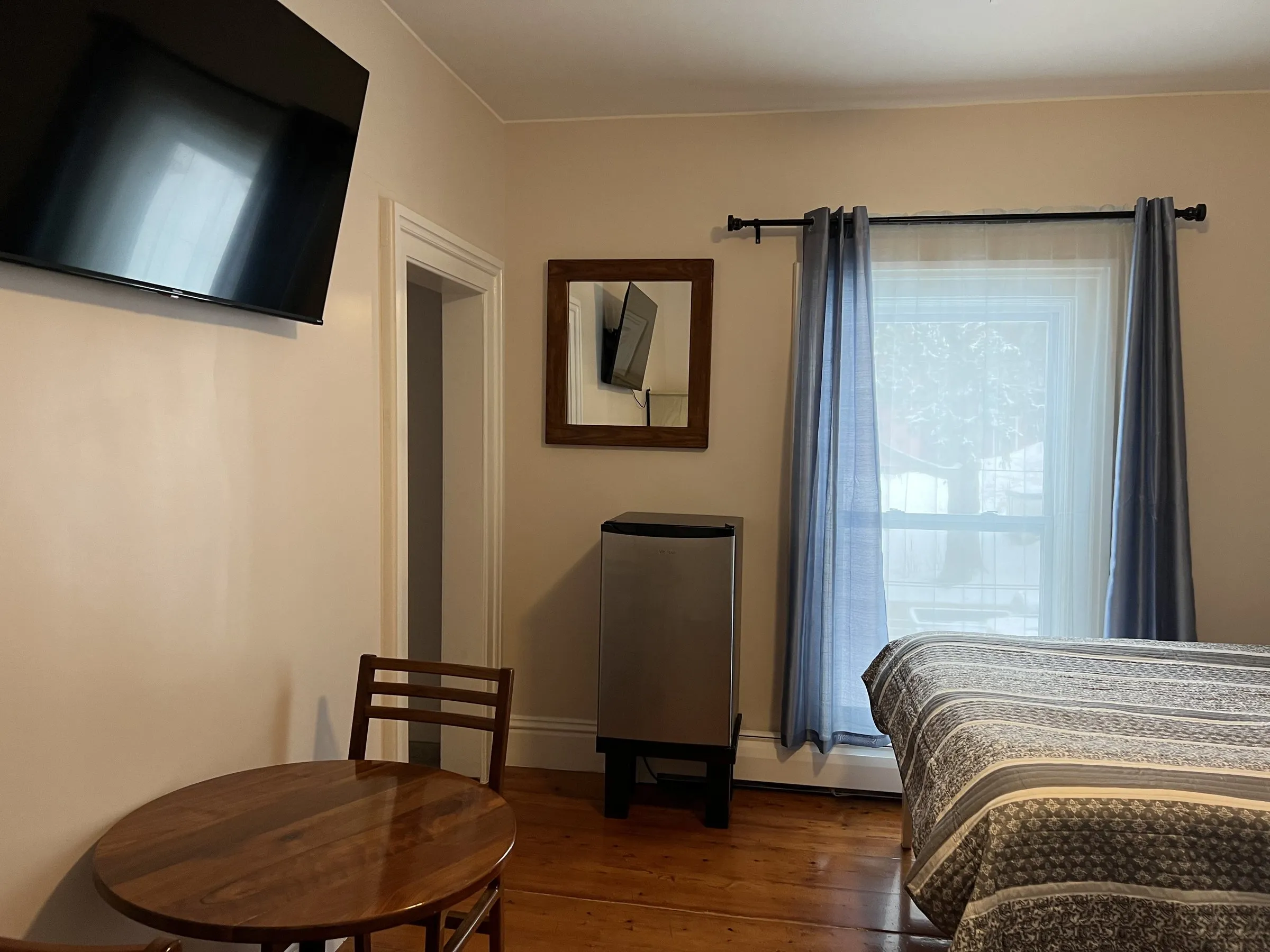 The sitting corner, with the window beyond
